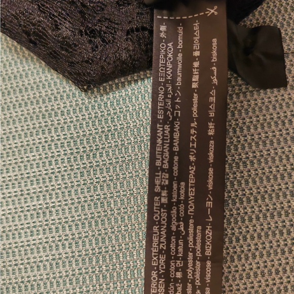 Women Zara Stella Black Lace Long Sleeves Romper Dress Ruffle - Picture 9 of 9